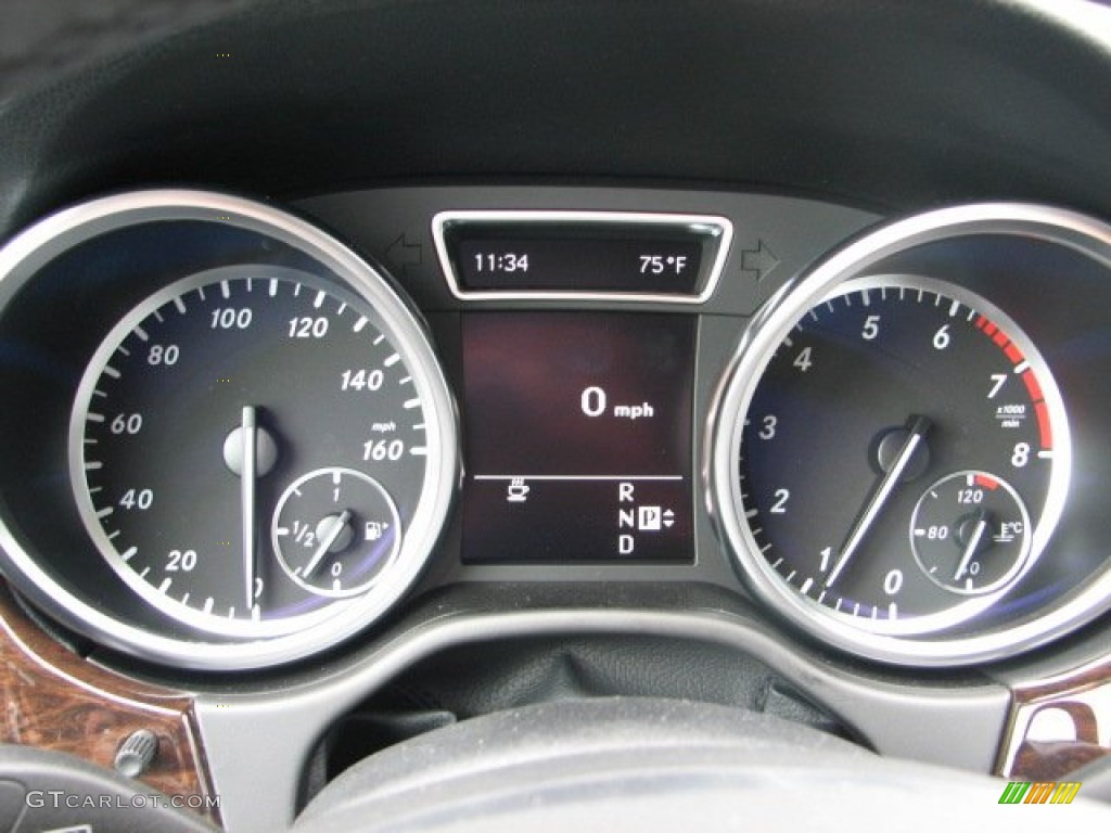 2012 Mercedes-Benz ML 350 4Matic Gauges Photo #54507152