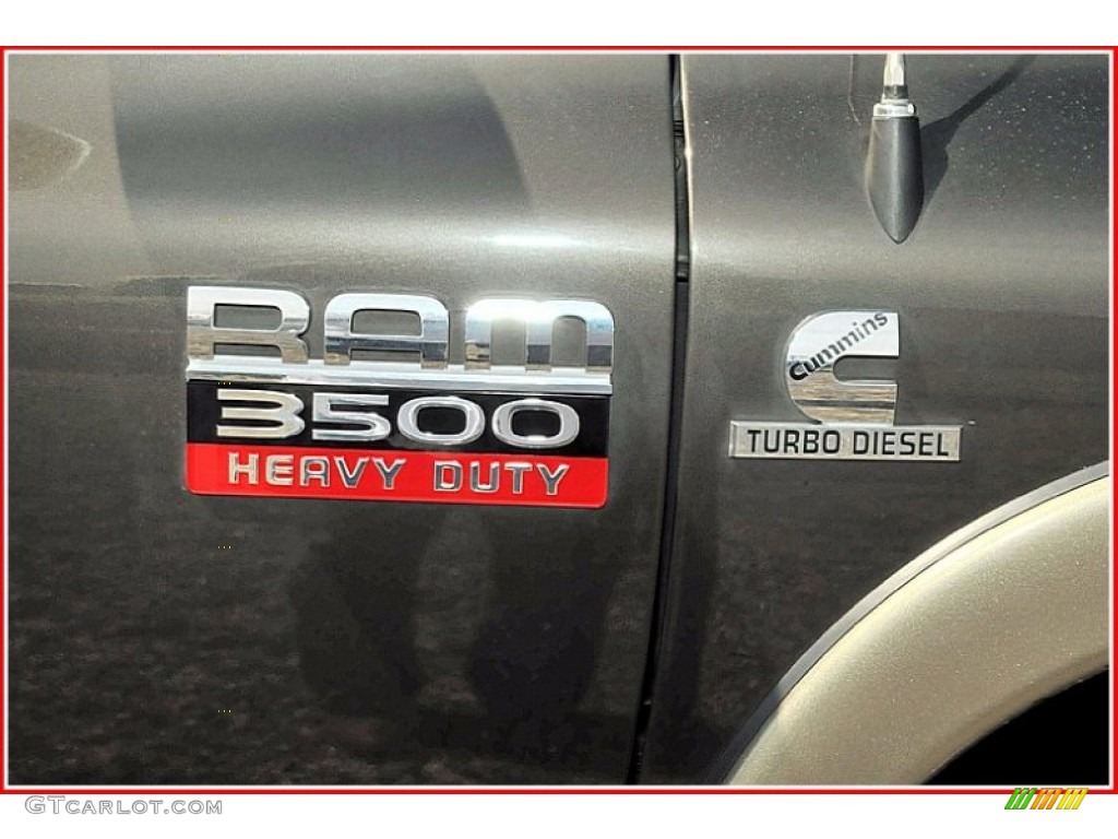 2009 Dodge Ram 3500 Laramie Mega Cab 4x4 Dually Marks and Logos Photo #54507188