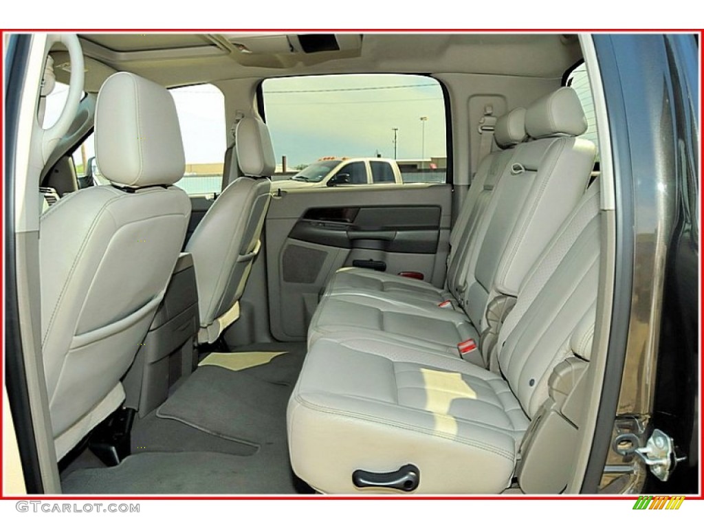 Khaki Interior 2009 Dodge Ram 3500 Laramie Mega Cab 4x4 Dually Photo #54507218
