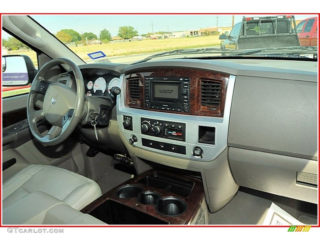 2009 Dodge Ram 3500 Laramie Mega Cab 4x4 Dually Khaki Dashboard Photo #54507248