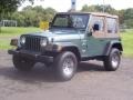 1999 Medium Fern Green Pearlcoat Jeep Wrangler Sport 4x4  photo #1