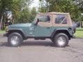 1999 Medium Fern Green Pearlcoat Jeep Wrangler Sport 4x4  photo #3