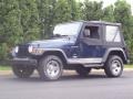 1997 Dark Blue Pearl Jeep Wrangler SE 4x4  photo #1