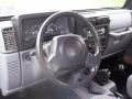 Gray 1997 Jeep Wrangler SE 4x4 Dashboard