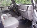 Gray 1997 Jeep Wrangler SE 4x4 Interior Color