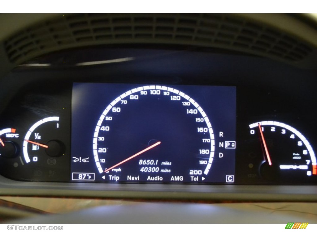 2008 Mercedes-Benz S 63 AMG Sedan Gauges Photo #54508046