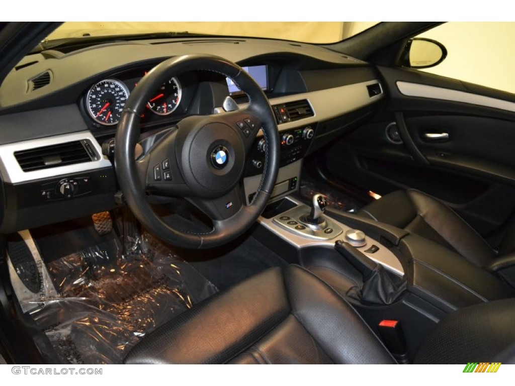 Black Interior 2008 BMW M5 Sedan Photo #54508238