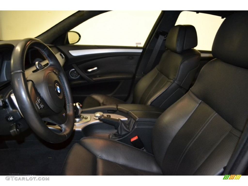 Black Interior 2008 BMW M5 Sedan Photo #54508241