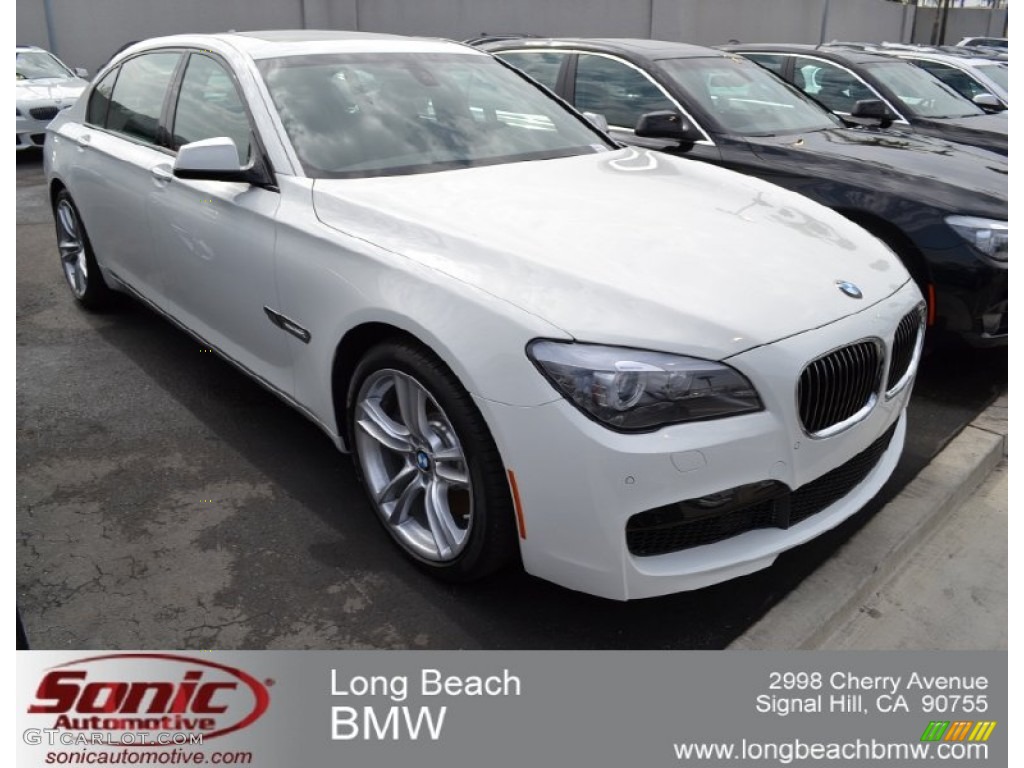 2012 7 Series 750Li Sedan - Alpine White / Black photo #1