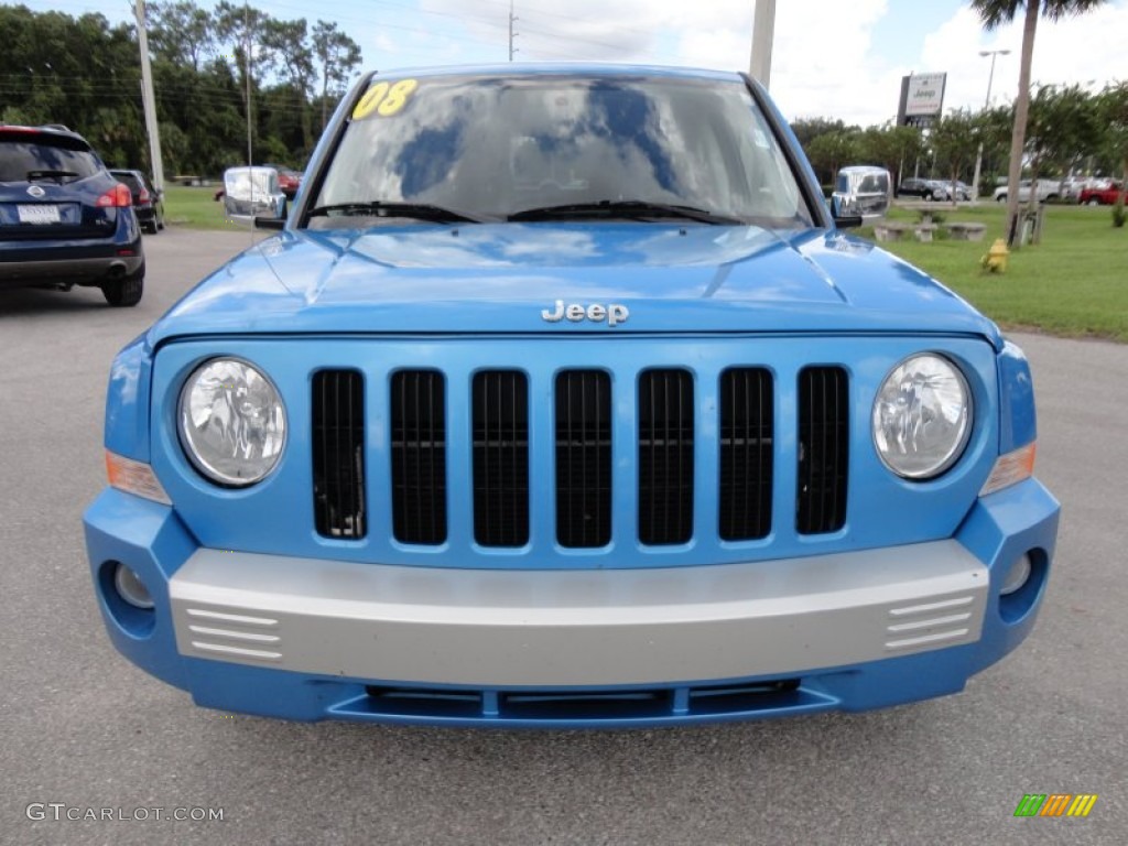 2008 Patriot Limited - Surf Blue Pearl / Dark Slate Gray photo #14