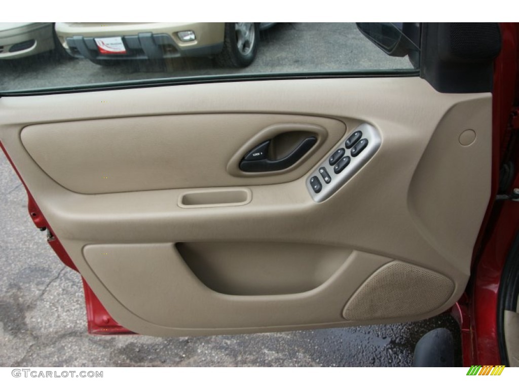 2005 Ford Escape Limited 4WD Medium/Dark Pebble Beige Door Panel Photo #54509927