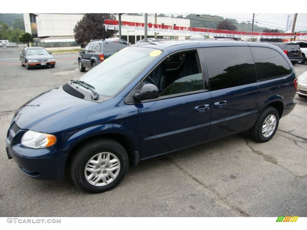 2002 Grand Caravan Sport - Patriot Blue Pearl / Navy Blue photo #1