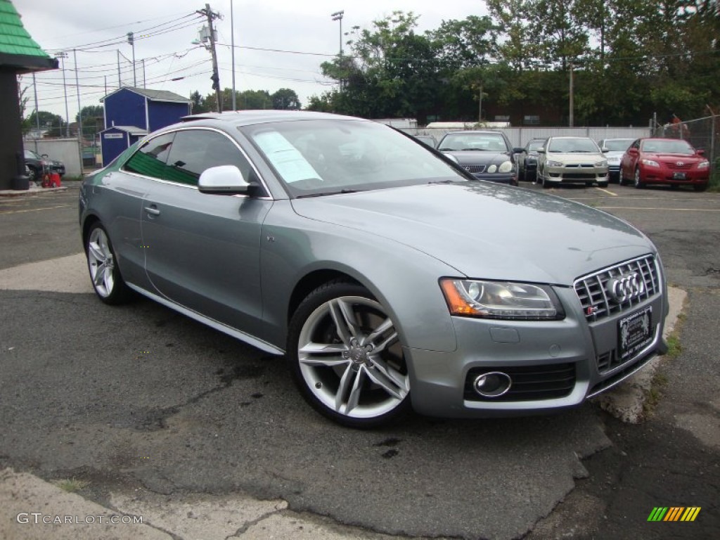 Quartz Grey Metallic 2009 Audi S5 4.2 quattro Exterior Photo #54511745