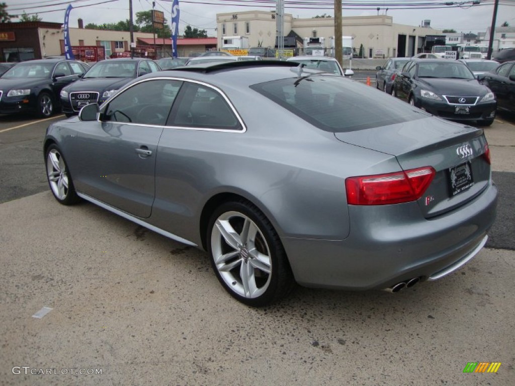 2009 S5 4.2 quattro - Quartz Grey Metallic / Black Silk Nappa Leather photo #3