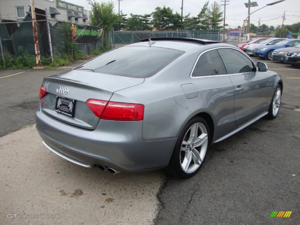 2009 S5 4.2 quattro - Quartz Grey Metallic / Black Silk Nappa Leather photo #4