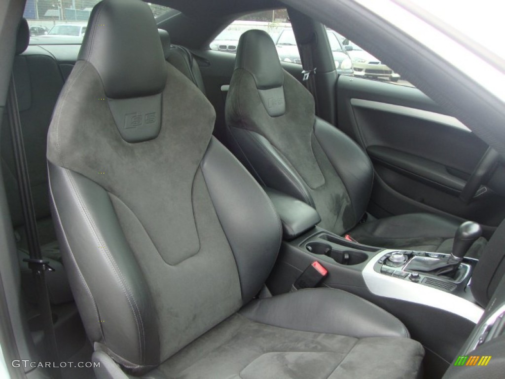 Black Silk Nappa Leather Interior 2009 Audi S5 4.2 quattro Photo #54511784