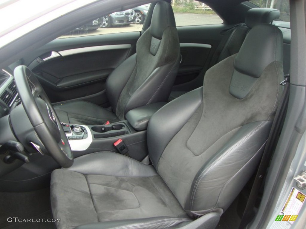 Black Silk Nappa Leather Interior 2009 Audi S5 4.2 quattro Photo #54511790