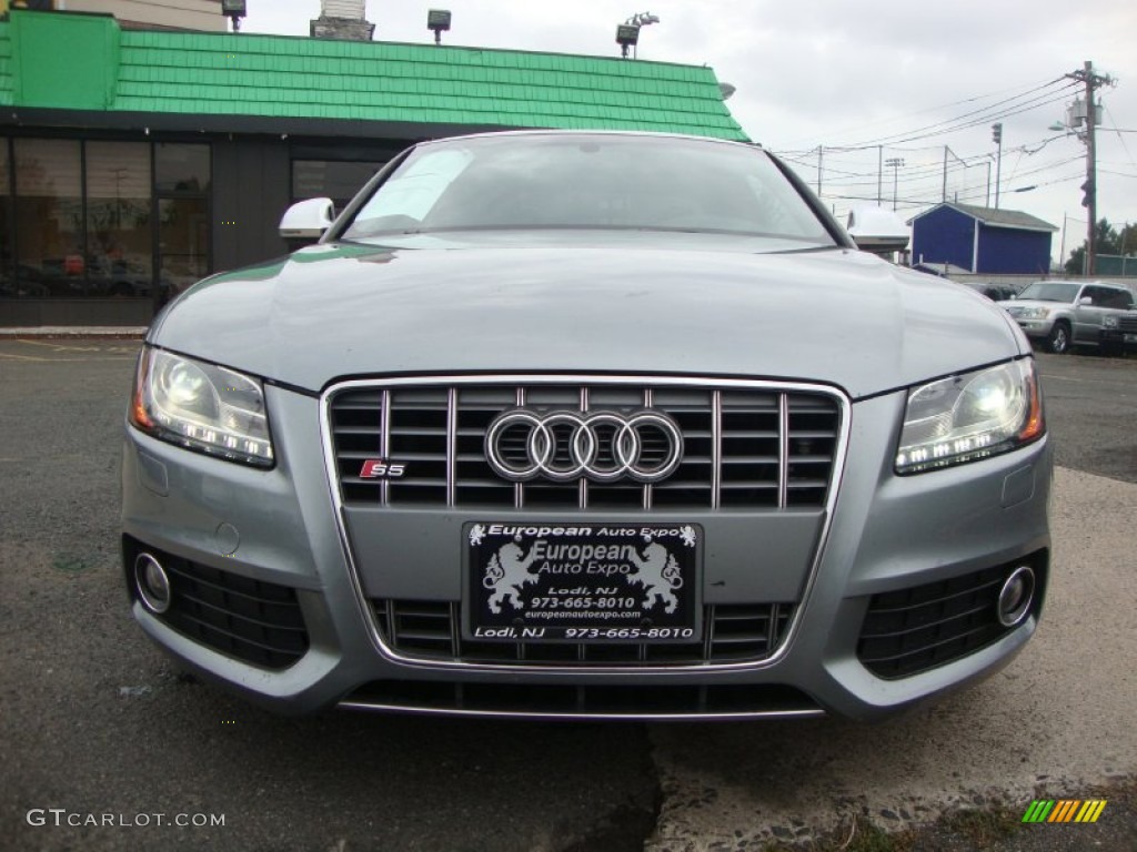 2009 S5 4.2 quattro - Quartz Grey Metallic / Black Silk Nappa Leather photo #9
