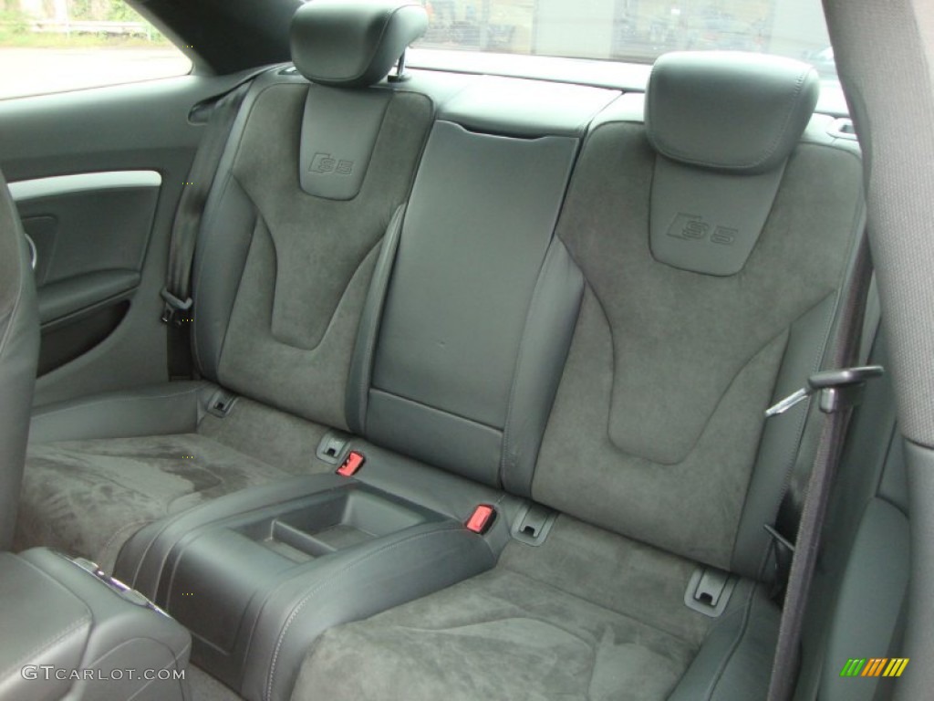 Black Silk Nappa Leather Interior 2009 Audi S5 4.2 quattro Photo #54511817
