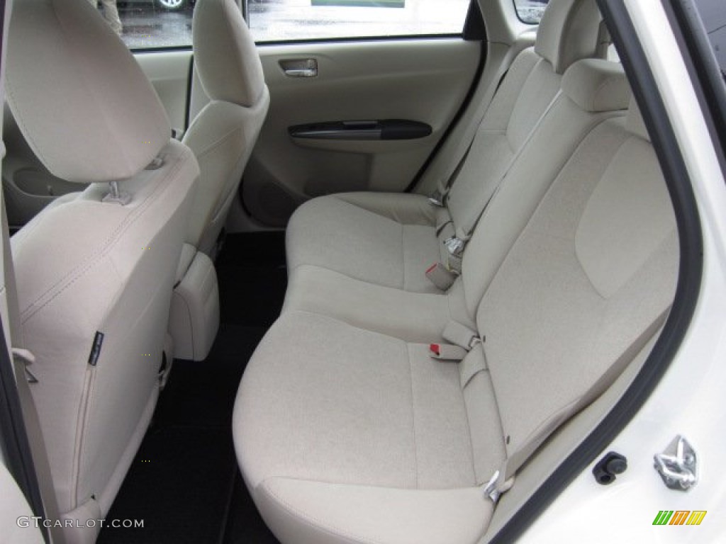 2011 Impreza 2.5i Premium Wagon - Satin White Pearl / Ivory photo #14