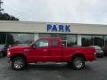 Red - F250 Super Duty Lariat SuperCab 4x4 Photo No. 17