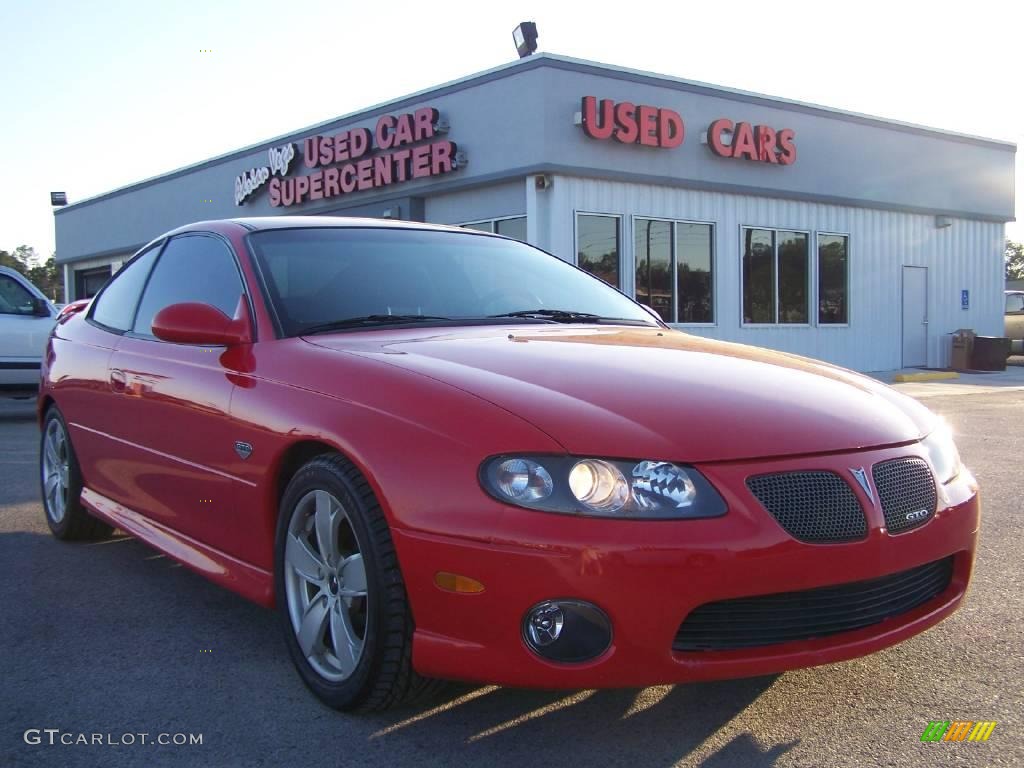 2004 GTO Coupe - Torrid Red / Black photo #1