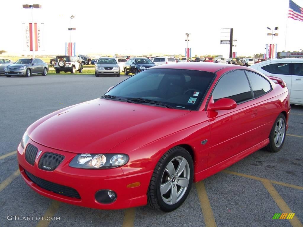 2004 GTO Coupe - Torrid Red / Black photo #7