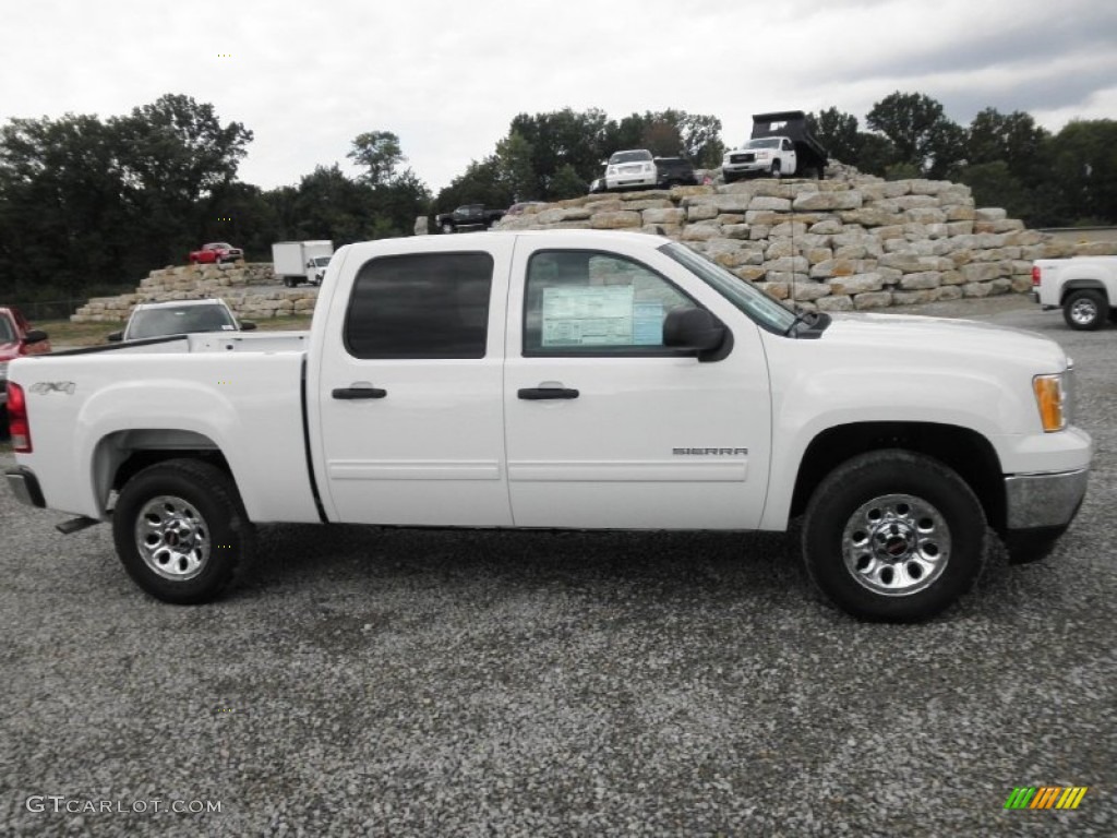 2012 Sierra 1500 SL Crew Cab 4x4 - Summit White / Dark Titanium photo #1