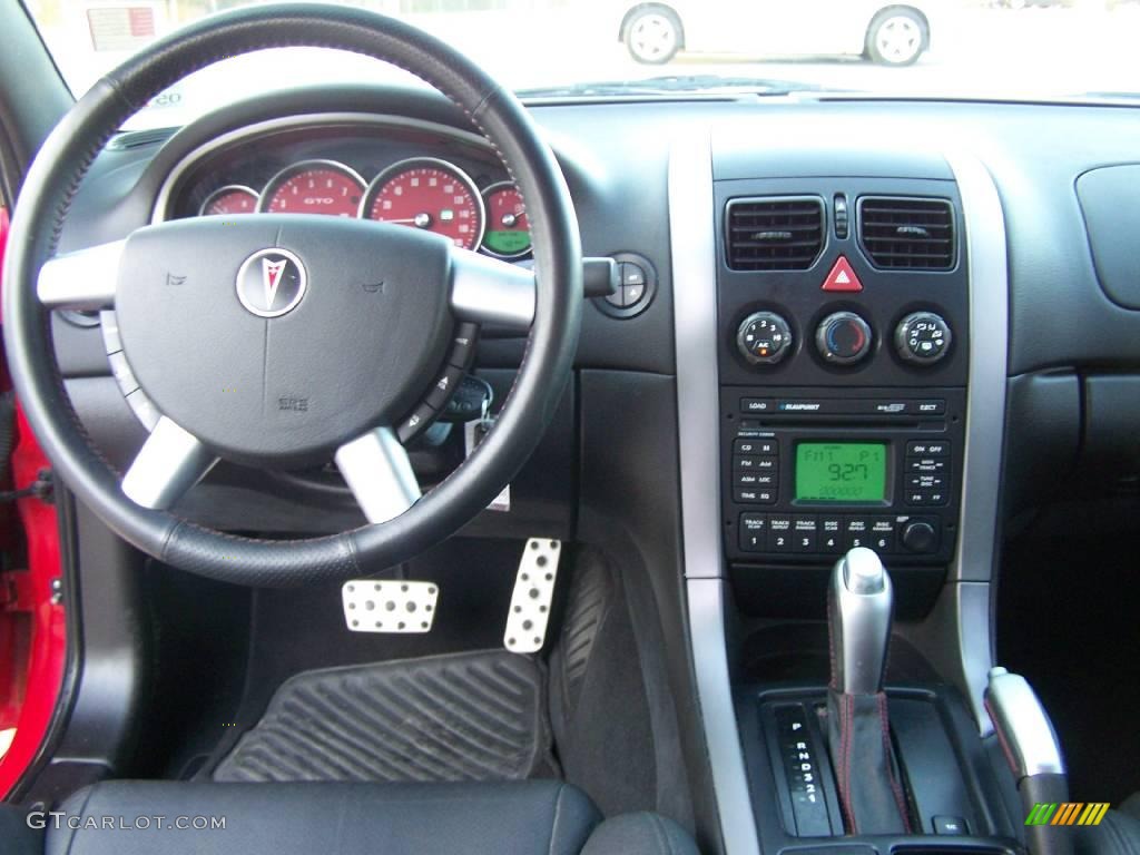 2004 GTO Coupe - Torrid Red / Black photo #11