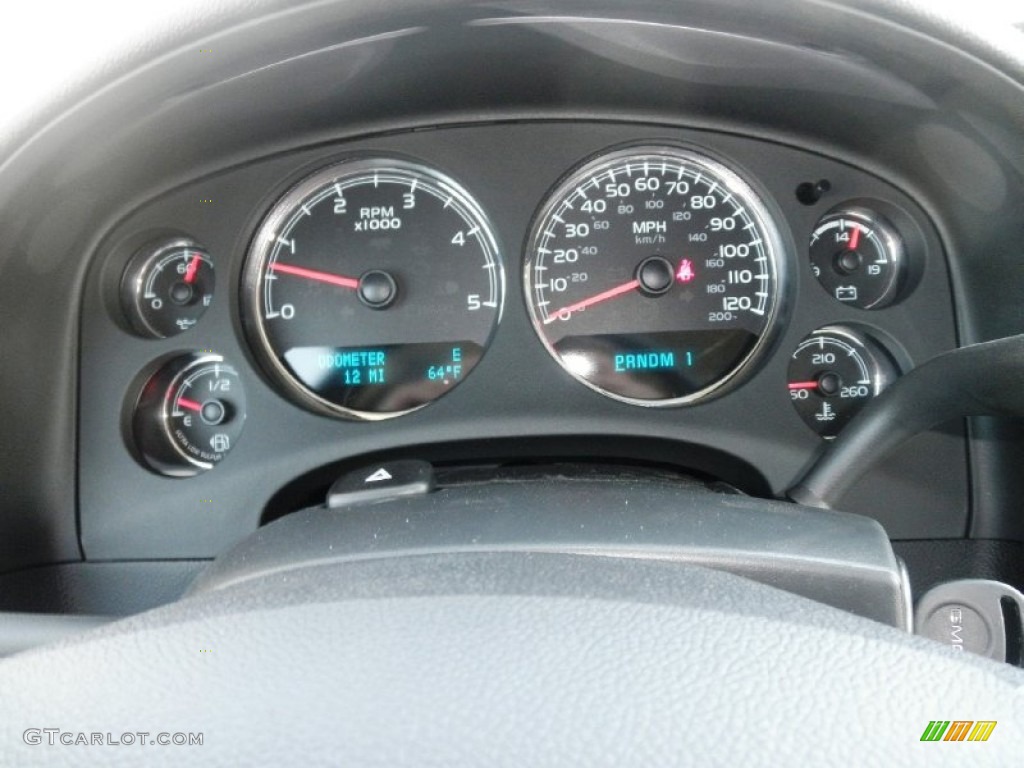 2012 GMC Sierra 3500HD Denali Crew Cab 4x4 Dually Gauges Photo #54514151