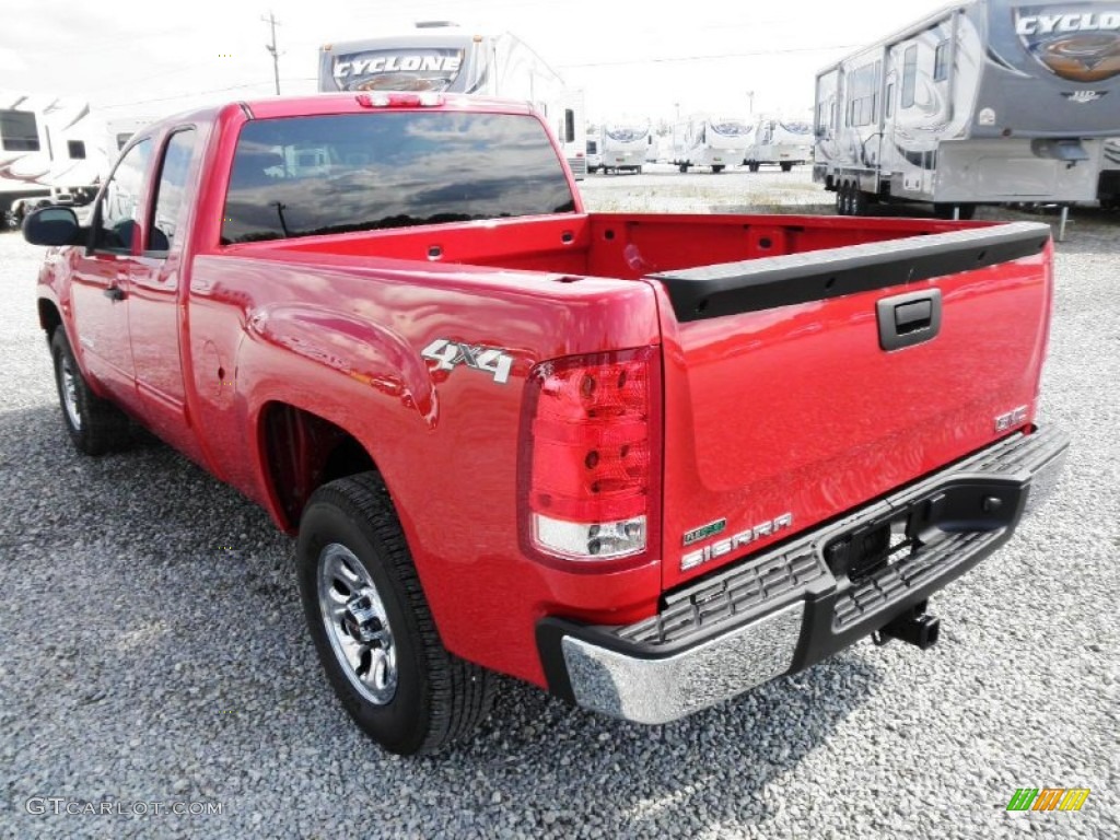 2012 Sierra 1500 SL Extended Cab 4x4 - Fire Red / Dark Titanium photo #13