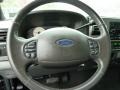 2007 Ford F250 Super Duty Black Leather Interior Steering Wheel Photo