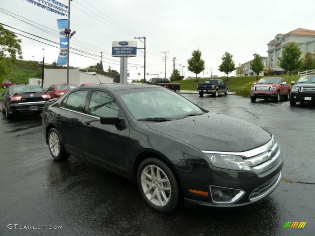2010 Fusion SEL V6 - Tuxedo Black Metallic / Charcoal Black photo #1