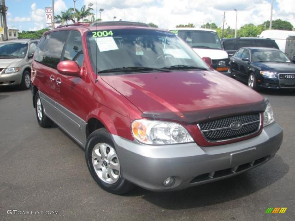 Ruby Red Kia Sedona