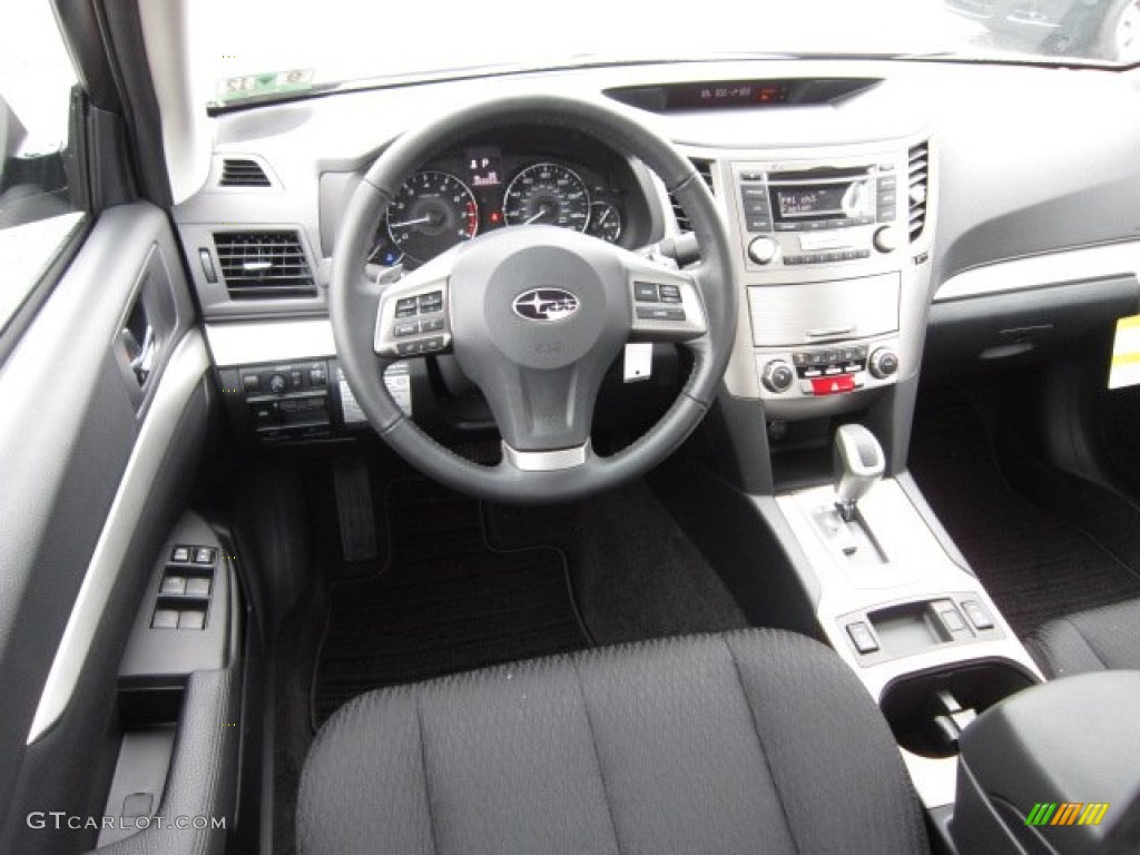 2012 Subaru Legacy 2.5i Premium Off Black Dashboard Photo #54515375