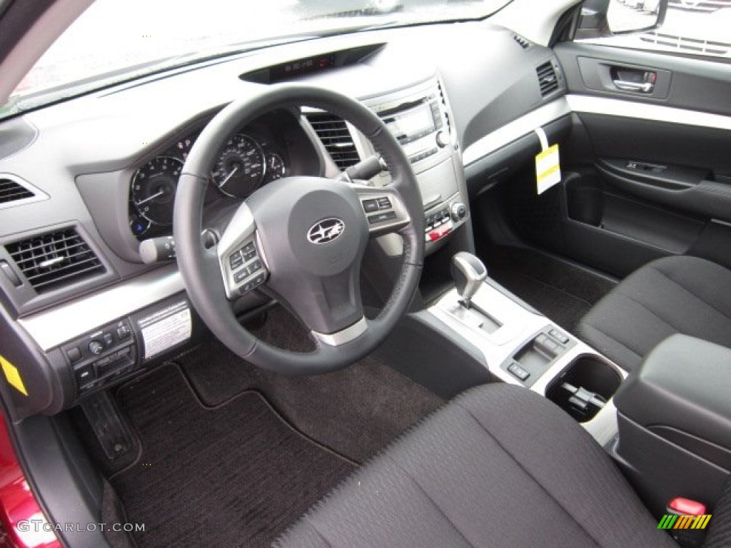 Off Black Interior 2012 Subaru Legacy 2.5i Premium Photo #54515390