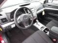 Off Black 2012 Subaru Legacy 2.5i Premium Interior Color