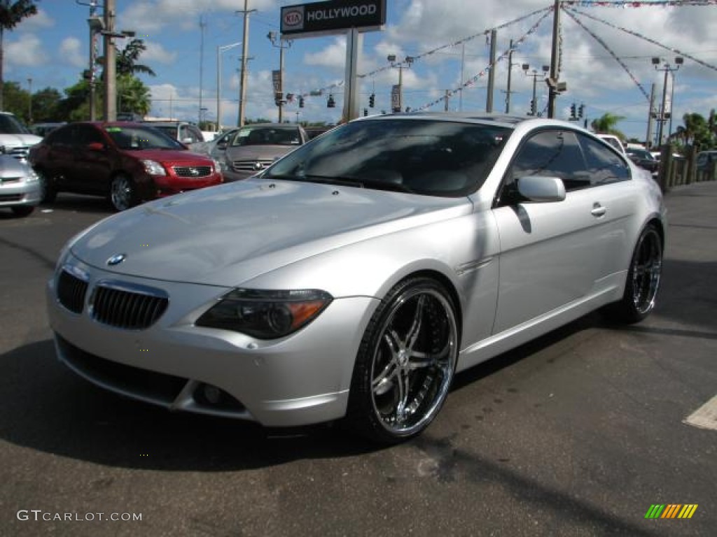 Titanium Silver Metallic 2007 BMW 6 Series 650i Coupe Exterior Photo #54515552