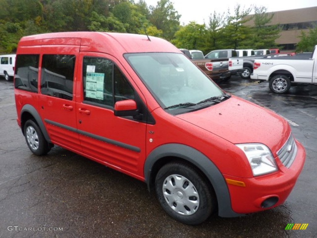 Torch Red 2011 Ford Transit Connect XLT Premium Passenger Wagon Exterior Photo #54515939