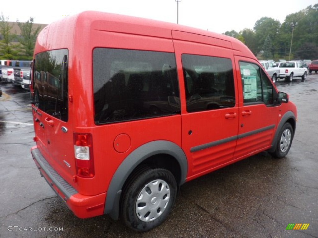Torch Red 2011 Ford Transit Connect XLT Premium Passenger Wagon Exterior Photo #54515945