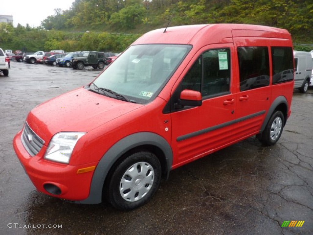Torch Red 2011 Ford Transit Connect XLT Premium Passenger Wagon Exterior Photo #54515972
