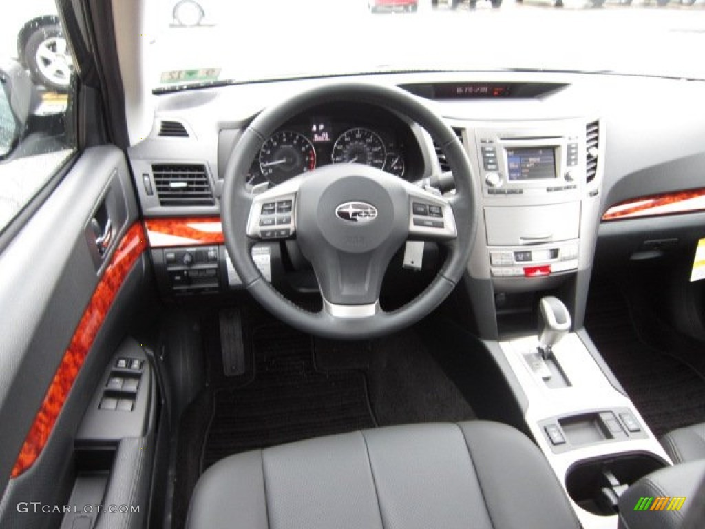 2012 Subaru Legacy 2.5i Limited Off Black Dashboard Photo #54516215