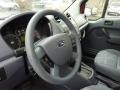 2011 Ford Transit Connect Dark Grey Interior Steering Wheel Photo