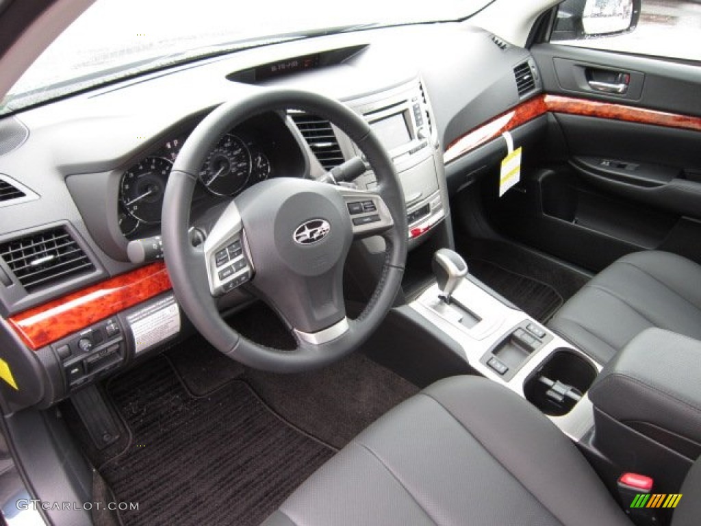2012 Subaru Legacy 2.5i Limited Off Black Dashboard Photo #54516233