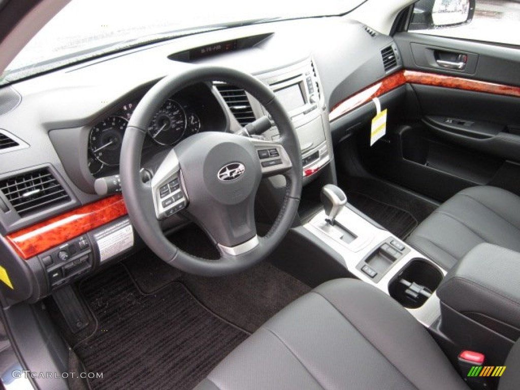 2012 Subaru Legacy 2.5i Limited Off Black Dashboard Photo #54516233