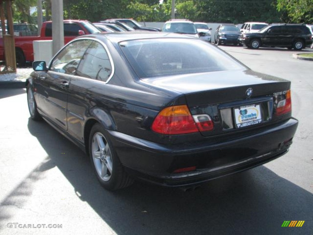 2002 3 Series 325i Coupe - Orient Blue Metallic / Beige photo #7
