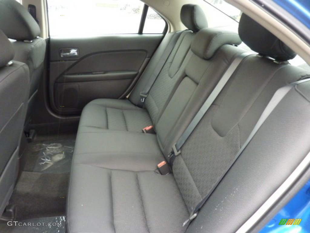 2012 Fusion SE - Blue Flame Metallic / Charcoal Black photo #9