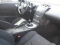 Carbon Black 2006 Nissan 350Z Enthusiast Coupe Interior Color