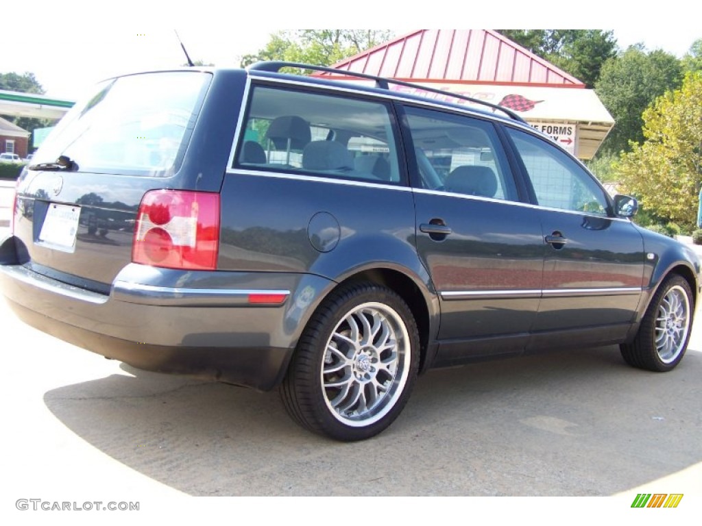 2001 Passat GLS Wagon - Blue Anthracite Pearl / Gray photo #12