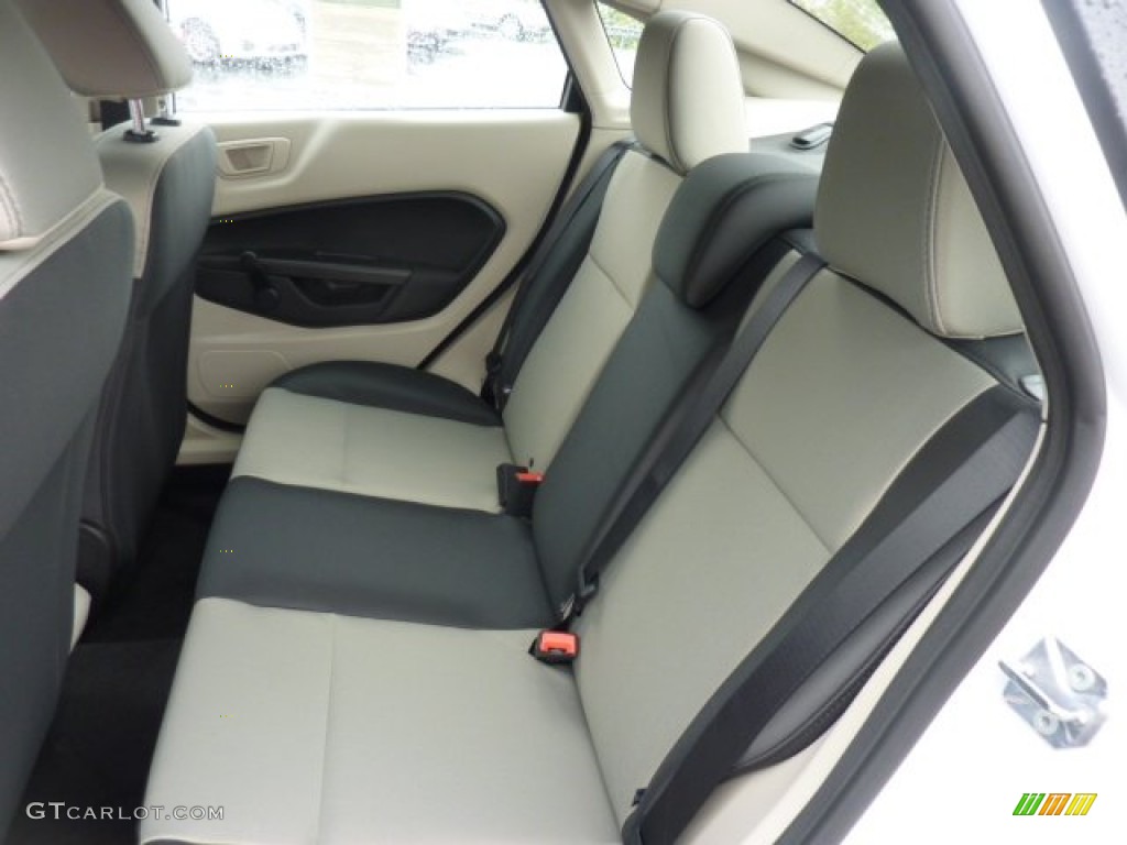 Light Stone/Charcoal Black Interior 2012 Ford Fiesta S Sedan Photo #54517067